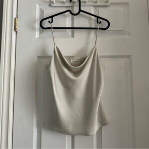Aritzia Satin Cowlneck Camisole